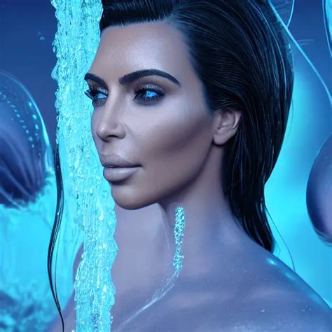 kim kardashian underwater|Kim Kardashian: See her makeup.